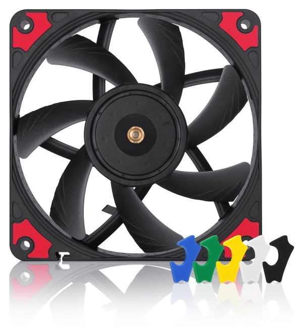 Вентилатор Noctua 120mm NF-A12x25-PWM chromax black swap 1