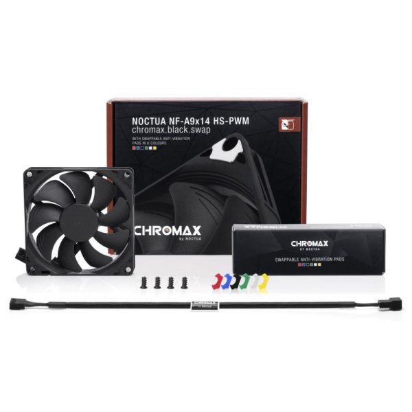 Вентилатор Noctua NF-A9x1, HS PWM chromax black swap, 92mm 3