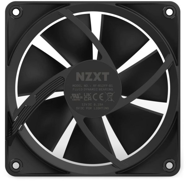 Вентилатор NZXT F120 RGB Черен 6