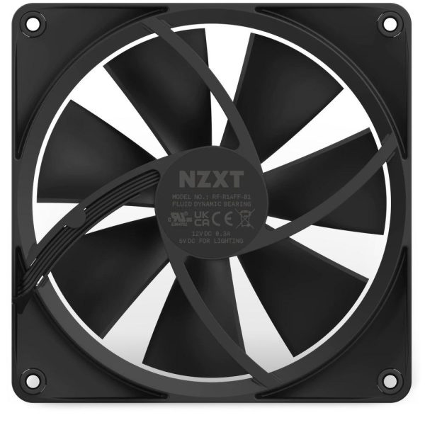 Вентилатор NZXT F140 RGB Черен 6