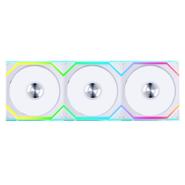 Вентилатори 3бр Lian Li UNI FAN SL Wireless ARGB PWM Reverse Blade - 120 mm Бели + Контролер 1