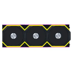 Вентилатори 3бр Lian Li UNI FAN SL Wireless ARGB PWM Reverse Blade - 120 mm Черен + Контролер 1