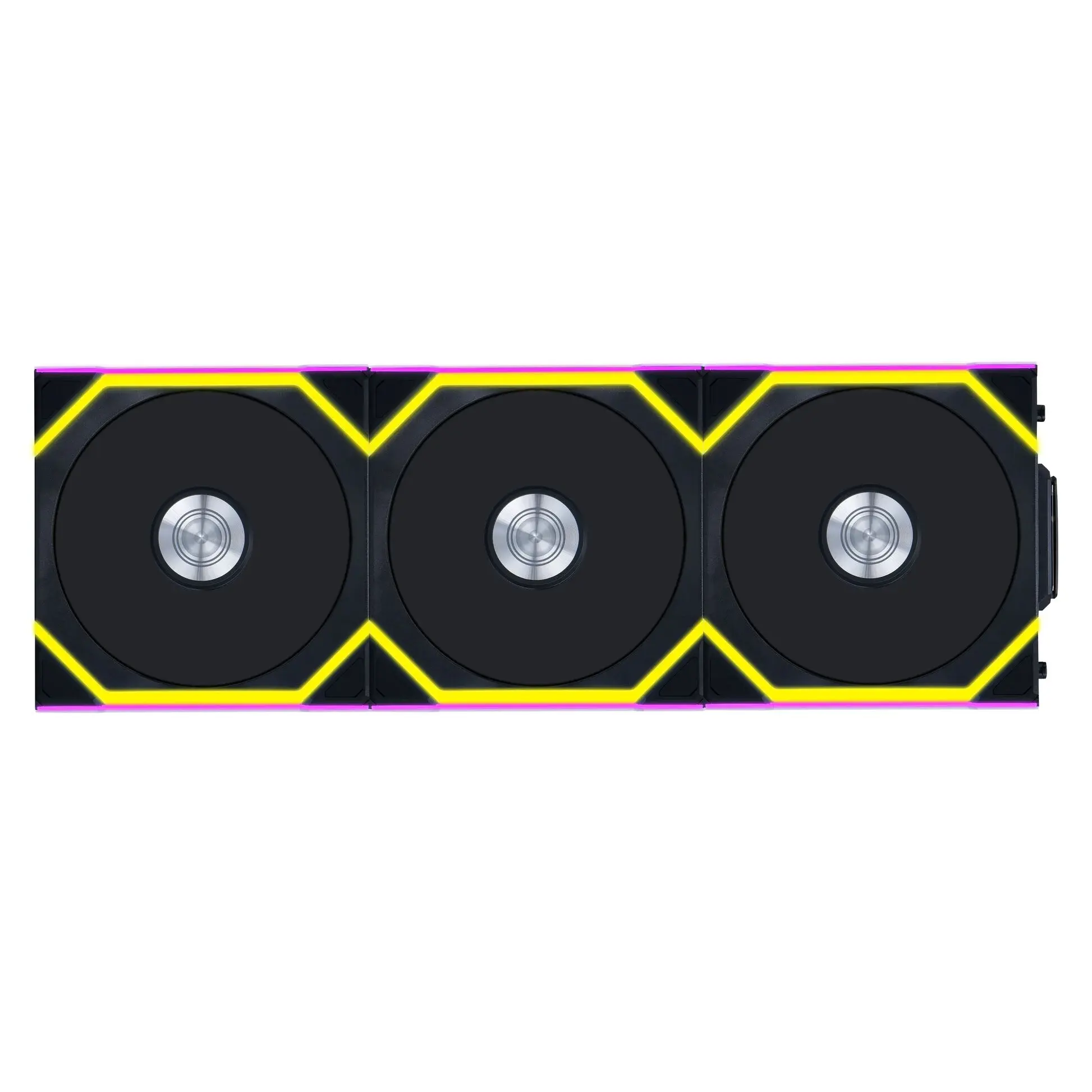 Вентилатори 3бр Lian Li UNI FAN SL Wireless ARGB PWM Reverse Blade - 120 mm Черен + Контролер 1