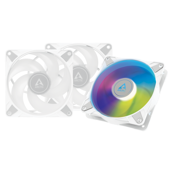 Вентилатори ARCTIC P12 White, A-RGB, 120mm, 3 Fan комплект 1
