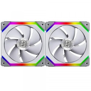 Вентилатори Lian Li UNI SL140, ARGB, 2 Fan комплект, Включен контролер, Бял 1