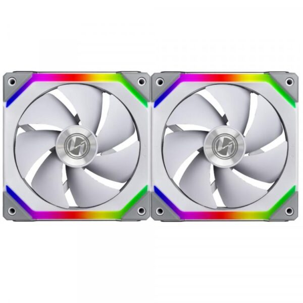 Вентилатори Lian Li UNI SL140, ARGB, 2 Fan комплект, Включен контролер, Бял 1