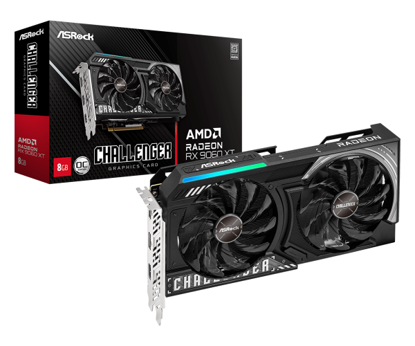 Видео карта ASRock RADEON RX 9060 XT Challenger 8GB OC GDDR6 6