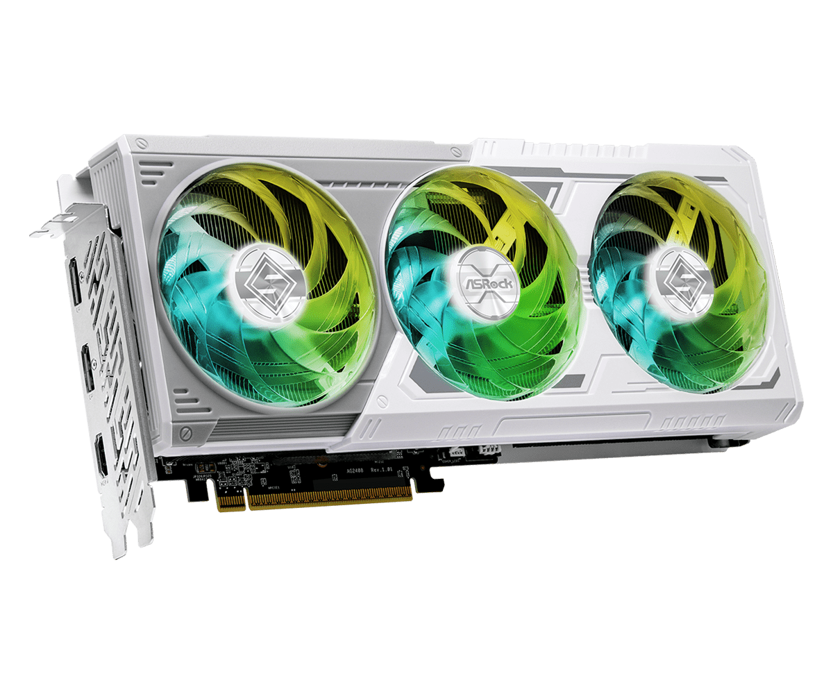 Видео карта ASRock RADEON RX 9060 XT Steel Legend 16GB OC GDDR6 2