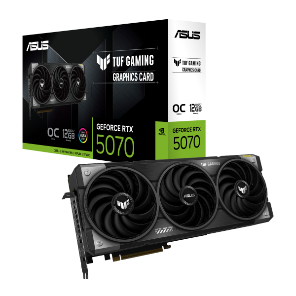 Видео карта ASUS TUF Gaming RTX 5070 OC 12GB GDDR7 10