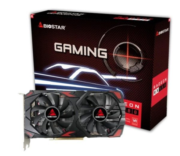 Видео карта BIOSTAR AMD Radeon RX580 8GB GDDR5 3