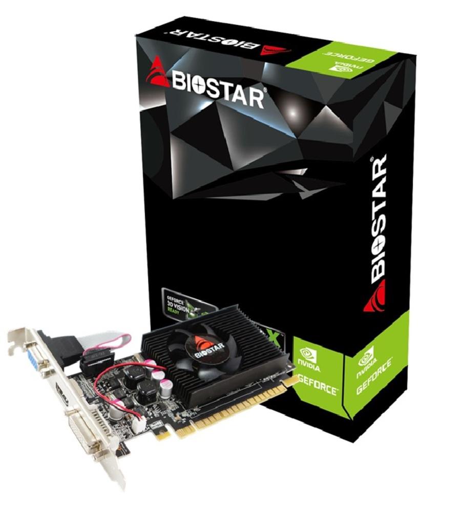 Видео карта BIOSTAR GeForce GT 610, 2GB, SDDR3, 64 bit, DVI-I, D-Sub, HDMI 1