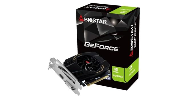 Видео карта BIOSTAR GeForce GT1030, 4GB, DDR4, 64bit, DVI-I, HDMI 1