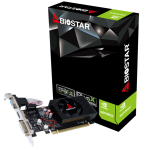 Видео карта BIOSTAR GeForce GT730, 2GB, GDDR3, 128 bit, DVI-I, D-Sub, HDMI 1