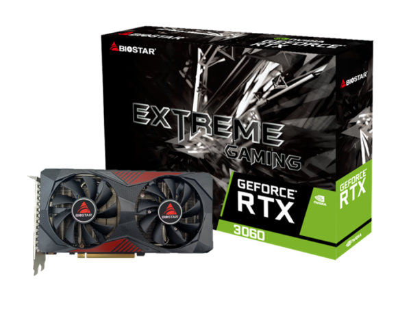 Видео карта BIOSTAR GeForce RTX 3060 12GB GDDR6 1