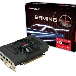 Видео карта BIOSTAR Radeon RX550, 4GB, GDDR5, 128 bit, DVI-I, HDMI, DisplayPort, PCI Express 3.0 x16 1