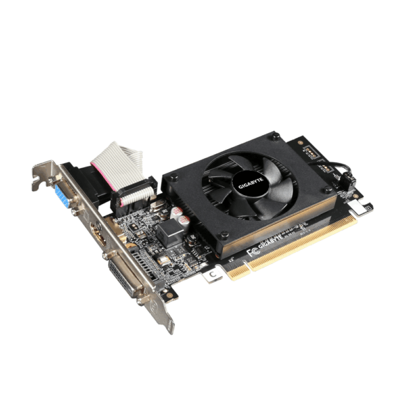 Видео карта GIGABYTE GV-N710D3-2GL, 2GB, GDDR3, 64 bit, DVI-D, D-Sub, HDMI, rev 1.0 1