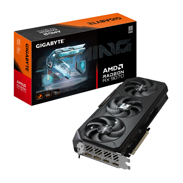 Видео карта GIGABYTE RADEON RX 9070 GAMING OC 16GB GDDR6 10