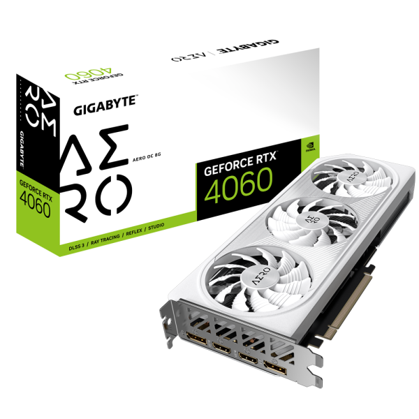 Видео карта GIGABYTE RTX 4060 AERO OC 8GB GDDR6 7