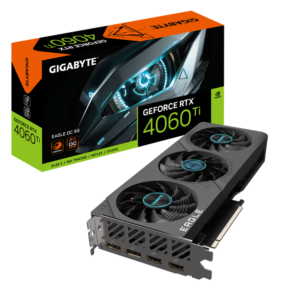Видео карта GIGABYTE RTX 4060 TI EAGLE OC 8GB GDDR6 6