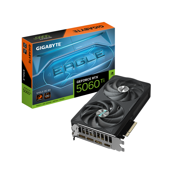 Видео карта GIGABYTE RTX 5060 TI EAGLE OC 8GB GDDR7 9
