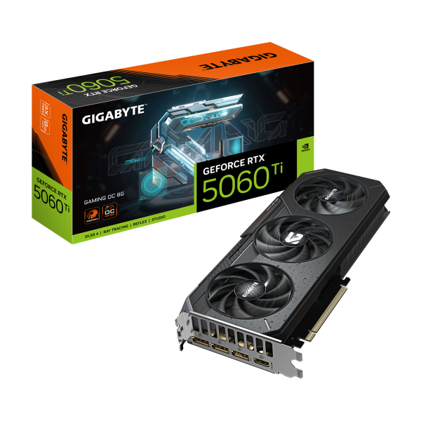 Видео карта GIGABYTE RTX 5060 TI GAMING OC 8GB GDDR7 9
