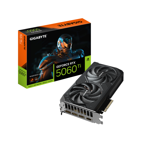 Видео карта GIGABYTE RTX 5060 TI WINDFORCE OC 8GB GDDR7 9