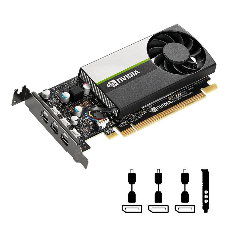 Видео карта PNY NVIDIA Quadro T400, 4GB, GDDR6, 64 bit, mini DisplayPort 7