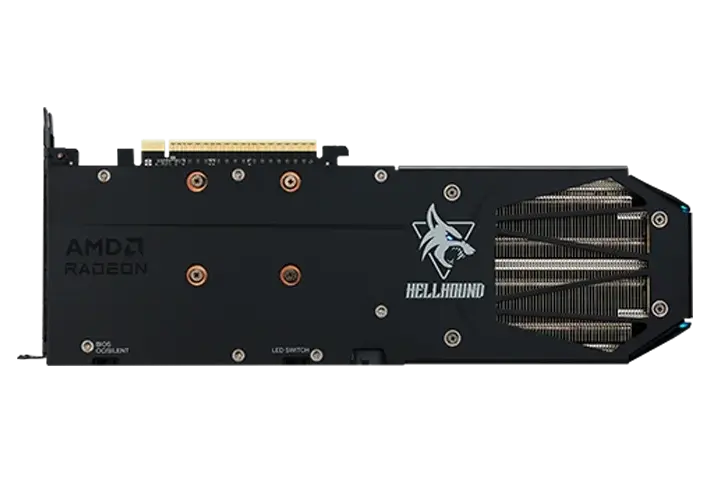 Видео карта PowerColor RADEON RX 9060 XT Hellhound OC 16GB GDDR6 3