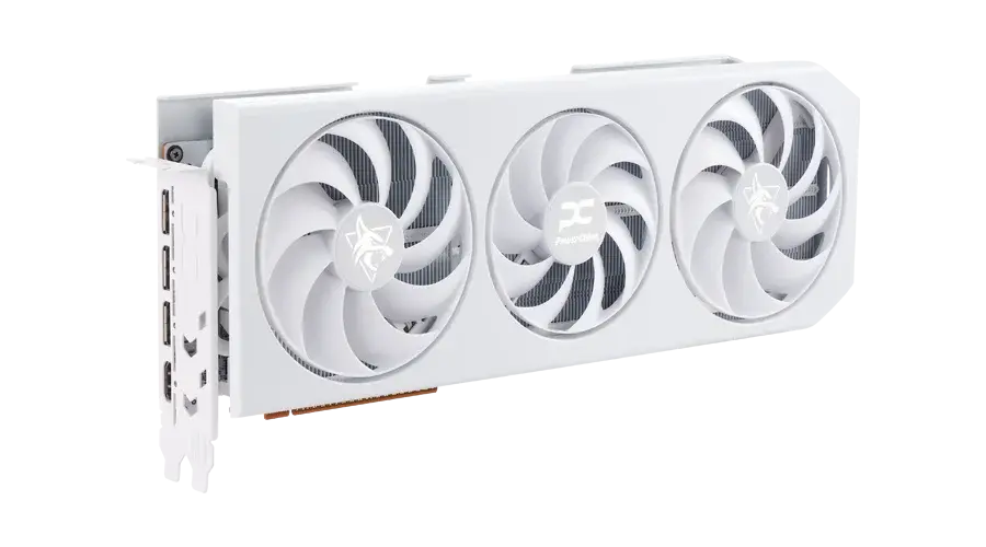 Видео карта PowerColor Radeon RX 9070 XT Hellhound White 16GB GDDR6 2
