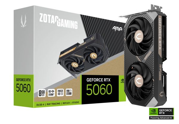 Видео карта ZOTAC GAMING RTX 5060 AMP 8GB GDDR7 6