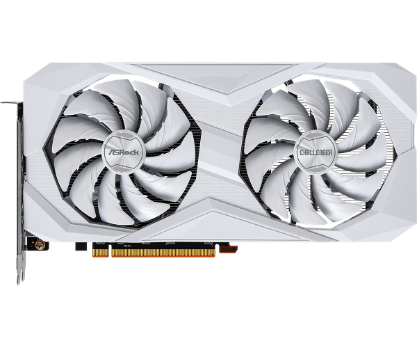 Видеокарта ASRock AMD Radeon RX 6600 Challenger White 8GB 1