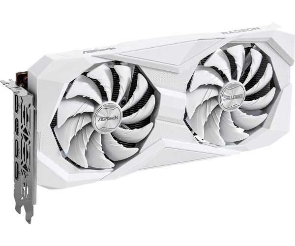 Видеокарта ASRock AMD Radeon RX 6600 Challenger White 8GB 2