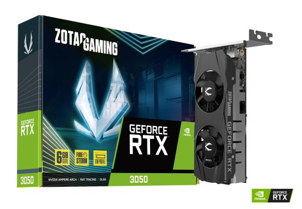 Видеокарта ZOTAC GAMING RTX 3050 LP 6GB GDDR6 7