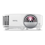 Видеопроектор BenQ MX808STH, DLP, XGA, 3600 ANSI, 20 000:1, Късофокусен, бял 1