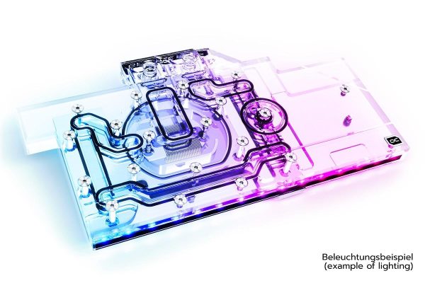 Воден блок за видео карта Alphacool Eisblock Aurora Acryl GPX-N RTX 3080/3090 Aorus Master/Xtreme with Backplate 2