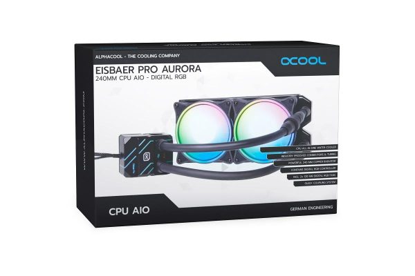 Водно AIO Охлаждане Alphacool Eisbaer Pro Aurora 240 10
