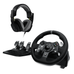 Волан Logitech Driving Force G920 за Xbox One / PC в комплект с геймърски слушалки Astro A10 1