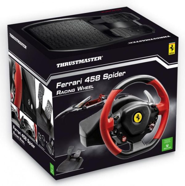 Волан THRUSTMASTER, Ferrari 458 Spider Racing Wheel, за XBox 3