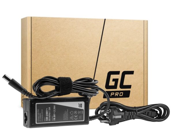 Захранване за лаптоп GREEN CELL, AC Adapter за DELL  PRO Charger / AC Adapter 19.5V 3.34A 65W for Dell Latitude E6330 E6410 E6430 E6530 E7440 Inspiron 15 5558 15R N5110 1