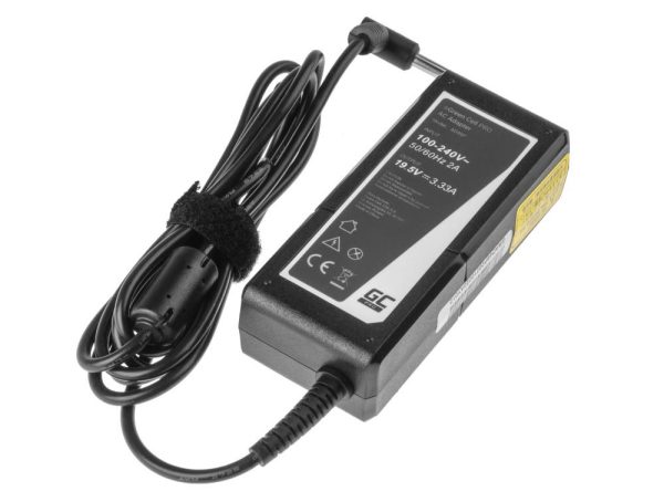 Захранване за лаптоп GREEN CELL, HP PRO Charger / AC Adapter 19.5V 3.33A 65W for HP 250 G2 G3 G4 G5 15-R 15-R100NW 15-R101NW 15-R104NW 15-R233NW  4,5mm- 3,0mm 2