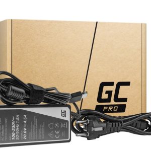 Захранване за лаптоп GREEN CELL, PRO Charger / AC Adapter 20V 4.5A 90W for Lenovo G500 G500s G510 Z51-70 IdeaPad Z510 Z710 ThinkPad T440s T460p T470p 1
