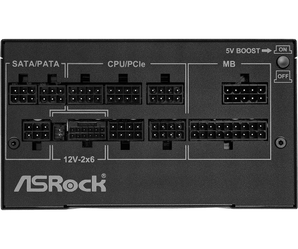 Захранващ блок ASRock Phantom Gaming 1000W 80+ Gold, PCIe 5.1 2