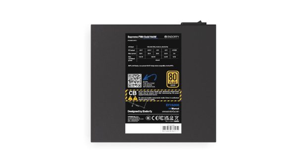 Захранващ блок Endorfy Supremo FM5 750W 80+ Gold - Fully Modular 6