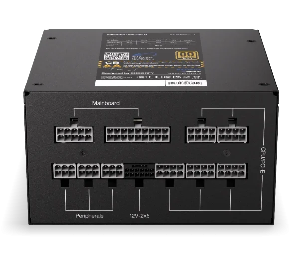 Захранващ блок Endorfy Supremo FM6 750W 80+ Gold, PCIe 5.1 - Fully Modular 10