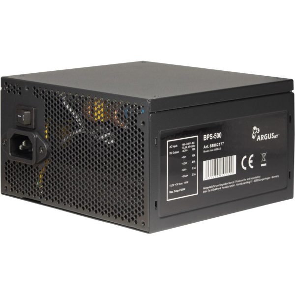 Захранващ блок Inter Tech Argus BPS-500, 500W 80+ Bronze 2