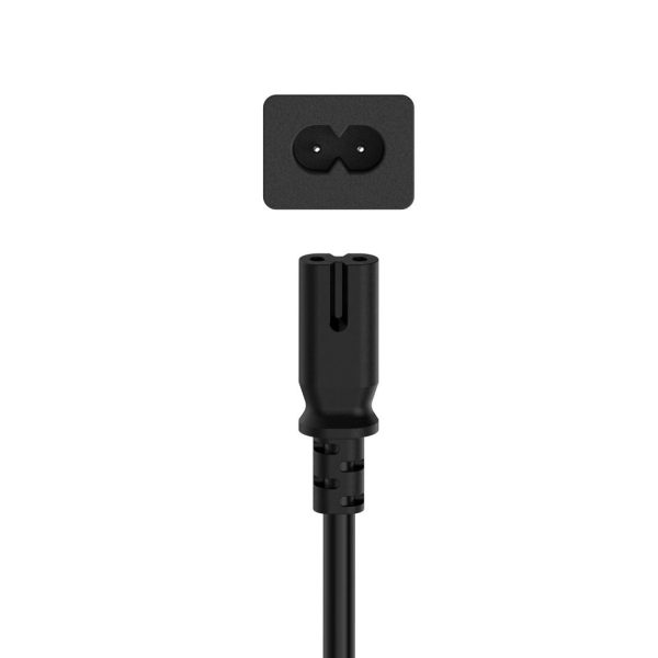 Захранващ кабел, Euro-plug, 2pin, 0.75м, 200731 2