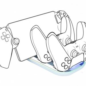 Зарядна станция Nacon, За DualSense падове и Playstation Portal 1