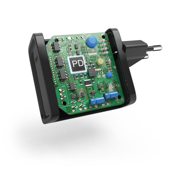 Зарядно HAMA Universal, 220V, 5-20V/45W, USB-C, Power Delivery 2