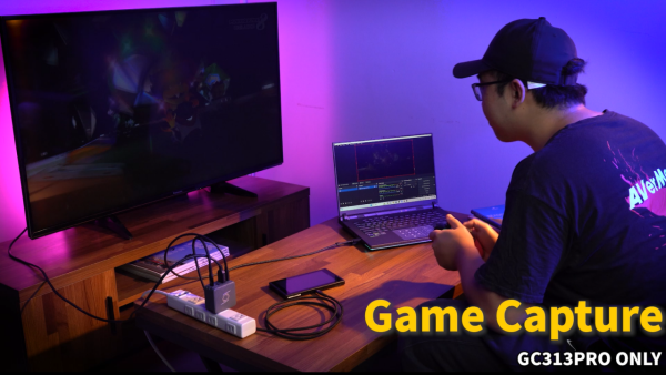 Зарядно и външен кепчър AverMedia Elite Go GC313PRO Hub Streaming 3