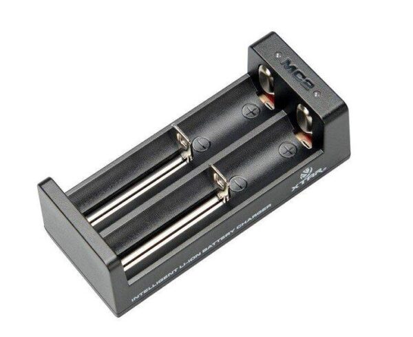 Зарядно у-во XTAR MC2S, USB Type-C, Universal Charger, LiIon & NIMH, 18650, CR123, AA, AAA с 2 гнезда 1